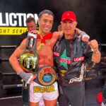 البطل المغربي محمد ياسين محسون يحسم نزاله في أستراليا بالضربة القاضية ويحافظ على لقبه القاري للمواي طاي الاحترافية